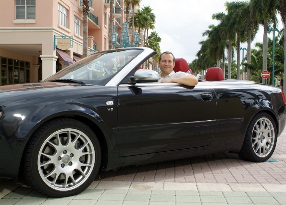Martin Thorborg har haft en del biler i garagen, men denne Audi S4 Cabriolet er hans favorit. - Martin Thorborg