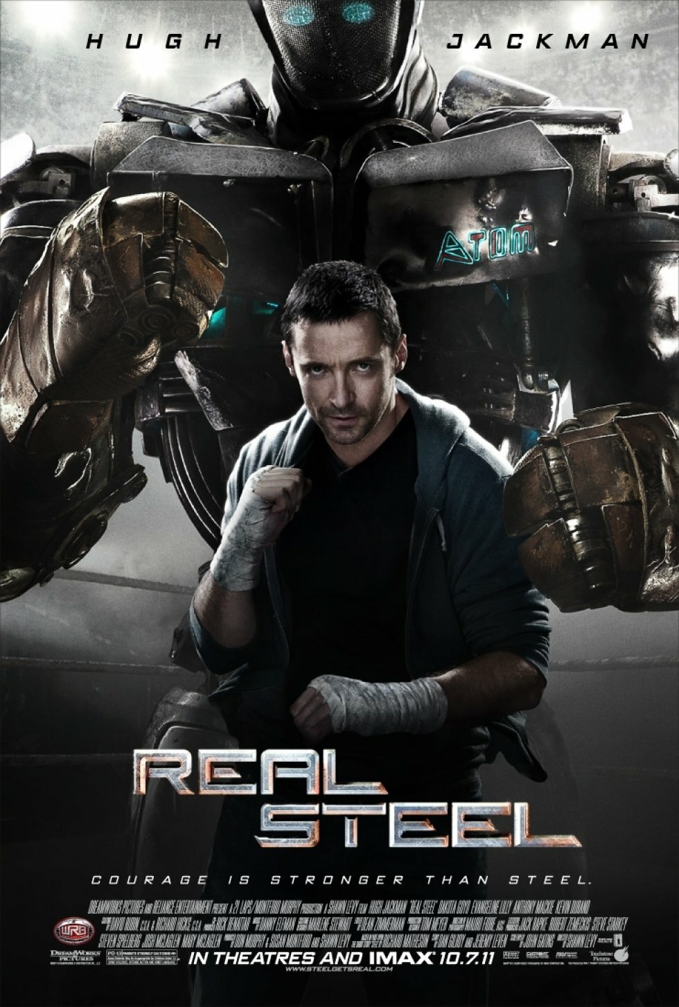 Walt Disney Studios Motion Pictures/Sony Pictures - Real Steel - Kickstarter 2012 af med et knock-out af en drengerøvs film
