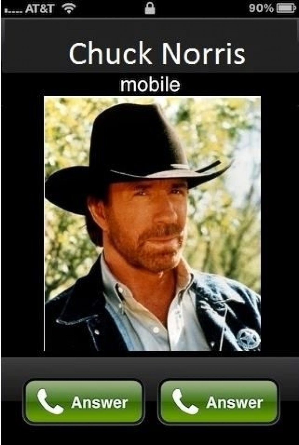 Når Chuck Norris ringer...