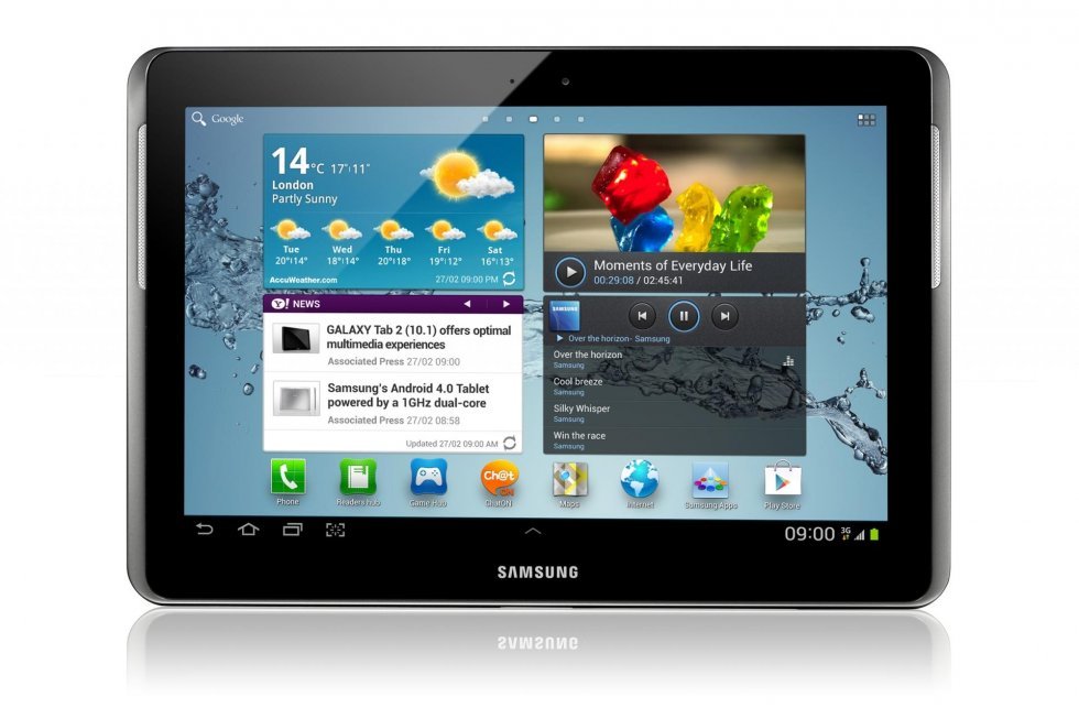 Tabletten forfra - Samsung Galaxy Tab 2.0 [Test]