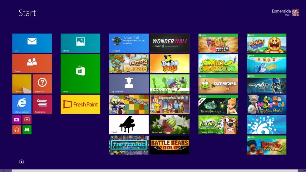 All apps oversigt - Månedens opdatering: Windows 8.1