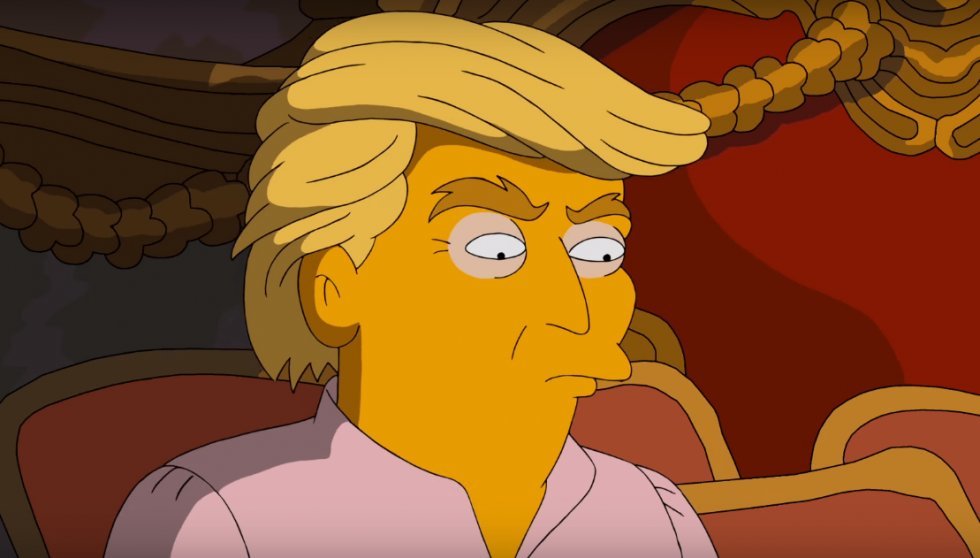 The Simpsons tager et politisk standpunkt og gør nar af Donald Trump