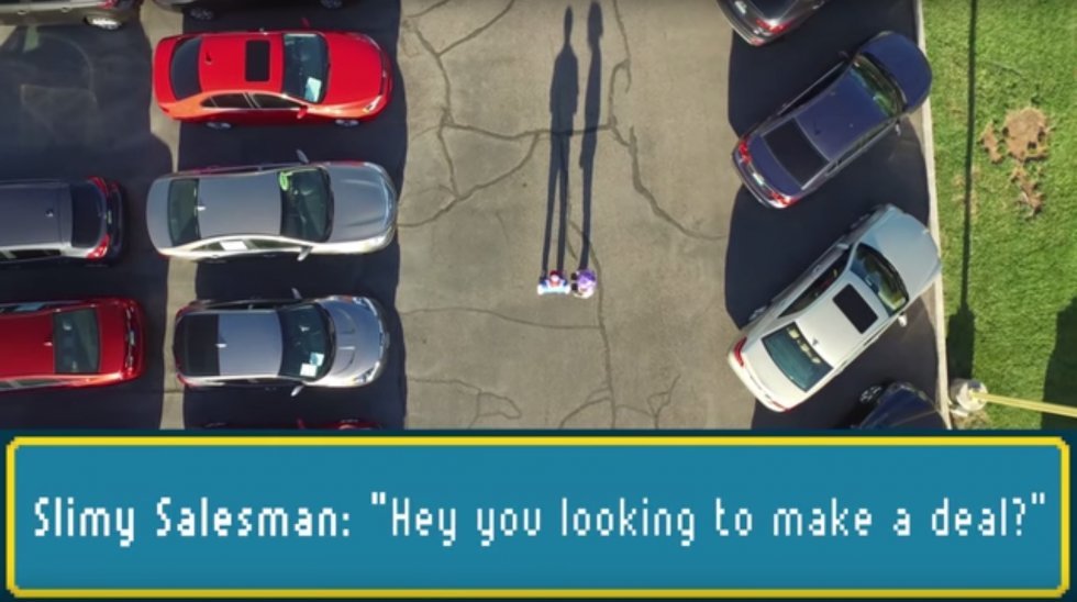 Opfindsom reklame kombinerer Pokémon med bilsalg