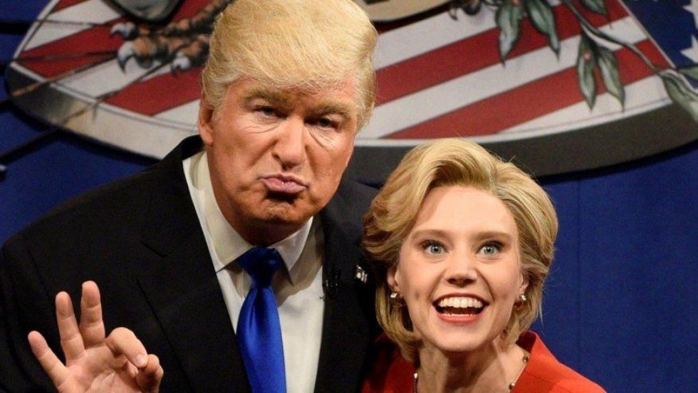 Alec Baldwin parodierer Donald Trump på Saturday Night Live