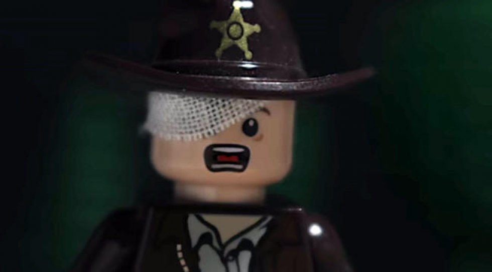 The Walking Dead sæsonpremierens højdepunkt er genskabt i LEGO