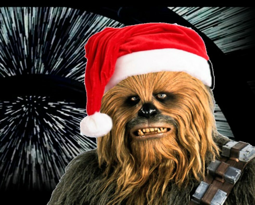 Chewbacca synger 'Glade Jul'