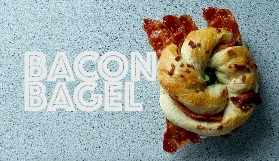 Connery Food: Bacon Bagel
