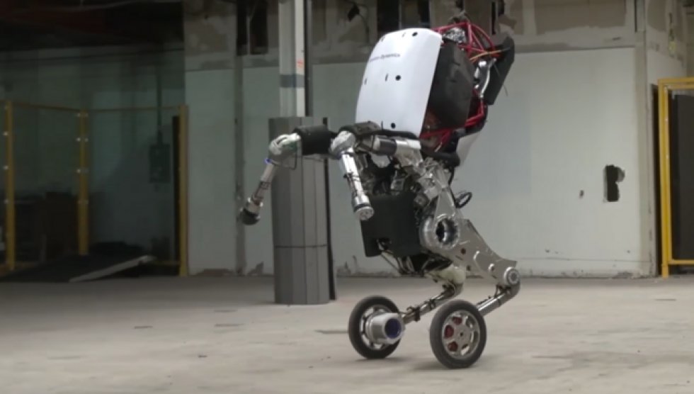 Senste skud på stammen fra Boston Dynamics er en crazy 2-hjulet robot