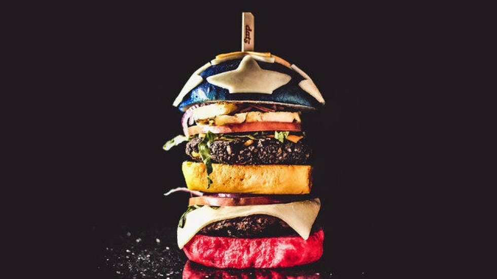 Amazon Warrior Burger - en burger dedikeret til Wonder Woman