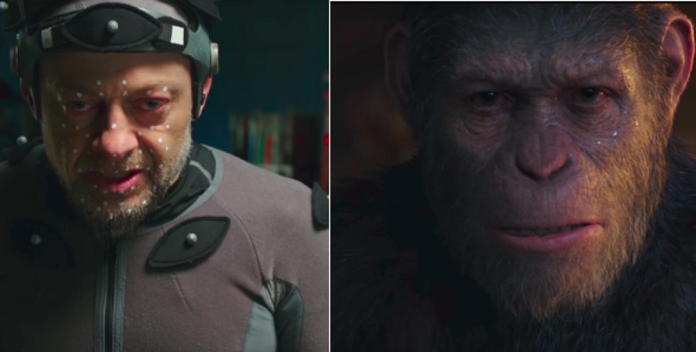 Se Andy Serkis blive forvandlet til Caesar i klip til War for the Planet of the Apes