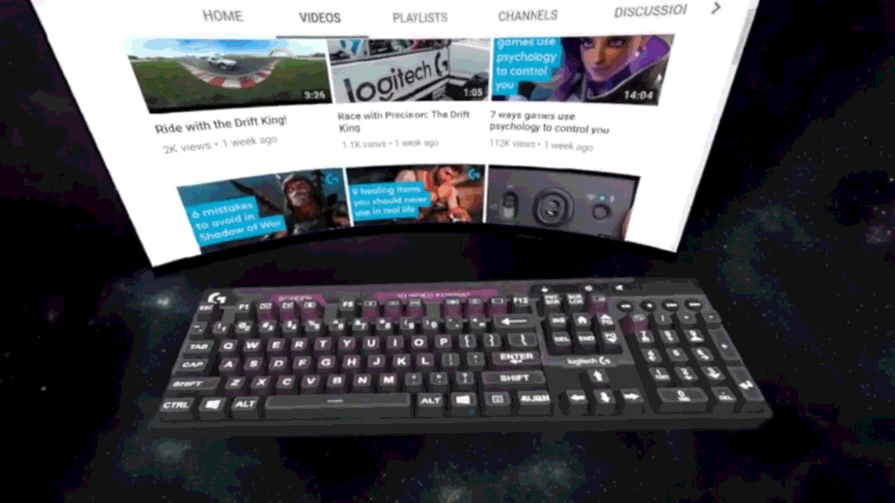Logitech og HTC er klar med Virtual Reality keyboard