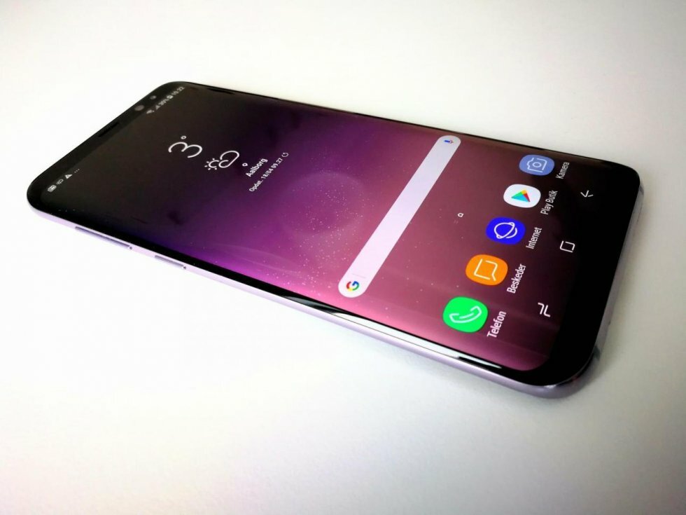 Galaxy S8  (Eget foto) - Mulige specifikationer på Samsung S9 afsløret