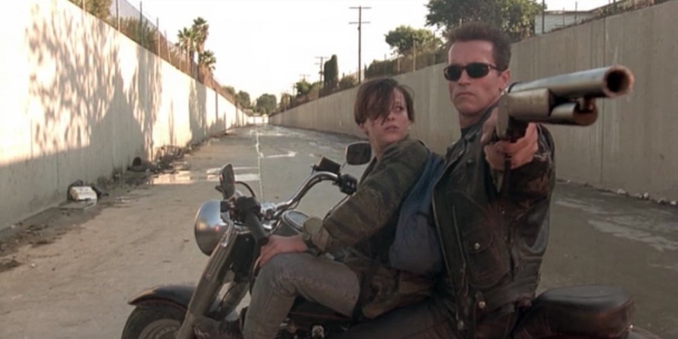 Nu kan du købe Schwarzeneggers ikoniske motorcykel fra Terminator 2