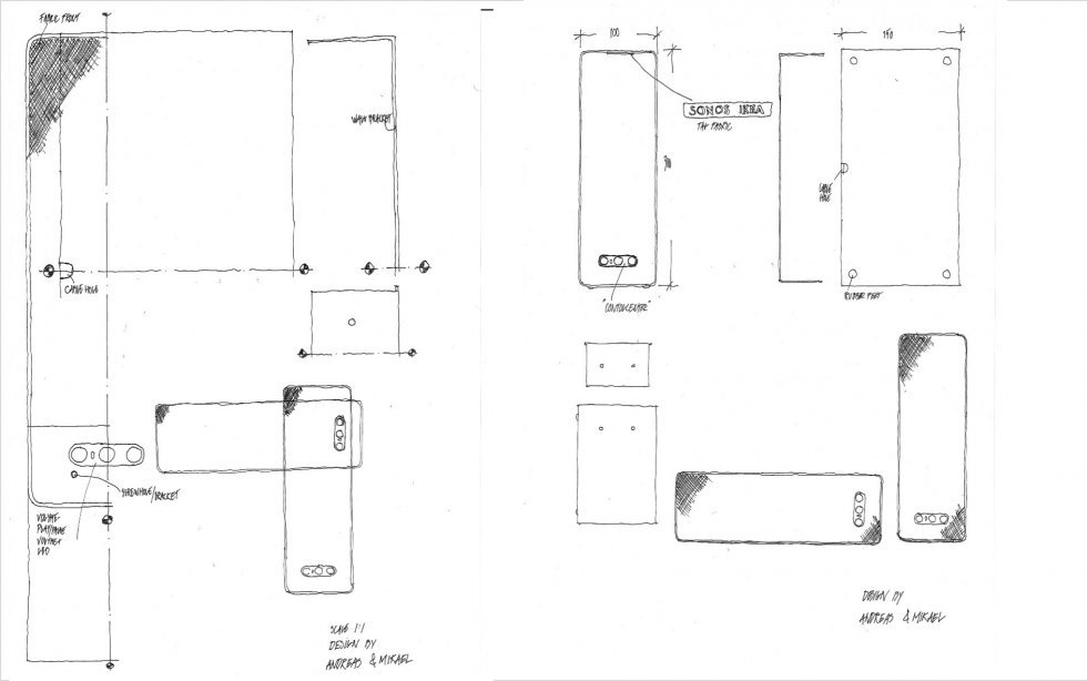 SONOS IKEA prototype-tegning - Sonos og IKEA afslører første prototyper for designsamarbejdet SYMFONISK