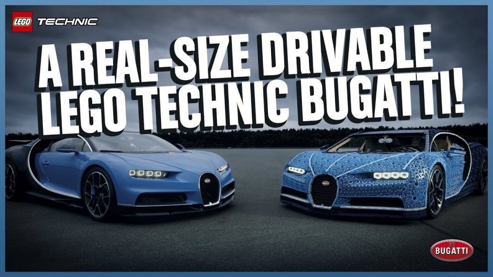 LEGO har bygget en kørende Bugatti Chiron