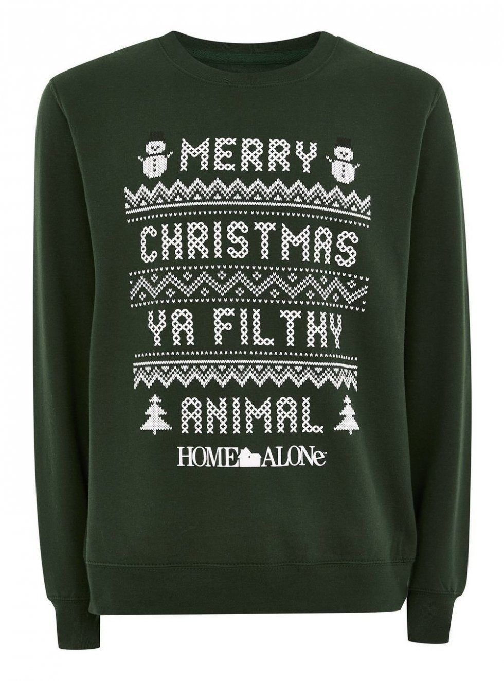 Topman - London co Dark Green Christmas Sweatshirt, 250 kroner.  - Klar til julefrokost: 25 (grimme) juletrøjer 