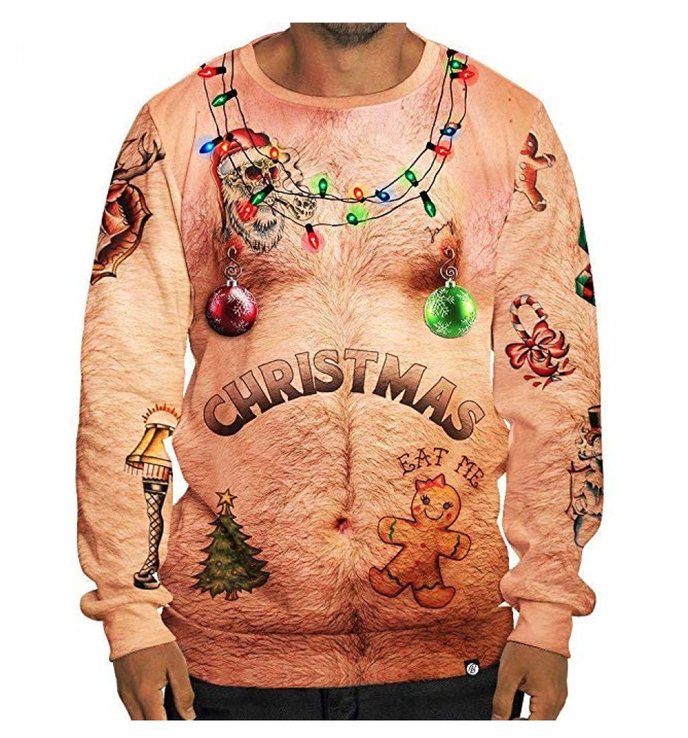 Julesweater - Sexy julesweater, 80 kroner.  - Klar til julefrokost: 25 (grimme) juletrøjer 