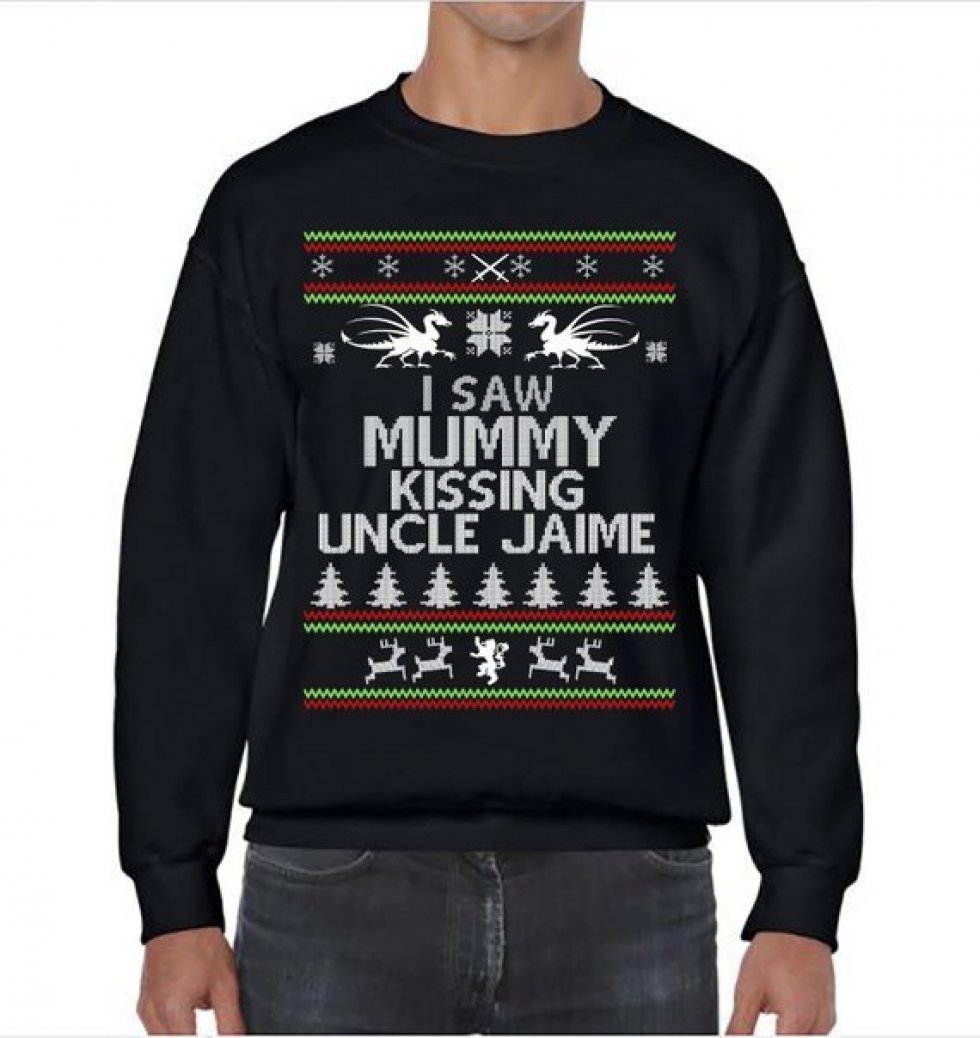 Etsy - Ugly Christmas Sweater Game of Thrones, 230,95 kroner.  - Klar til julefrokost: 25 (grimme) juletrøjer 