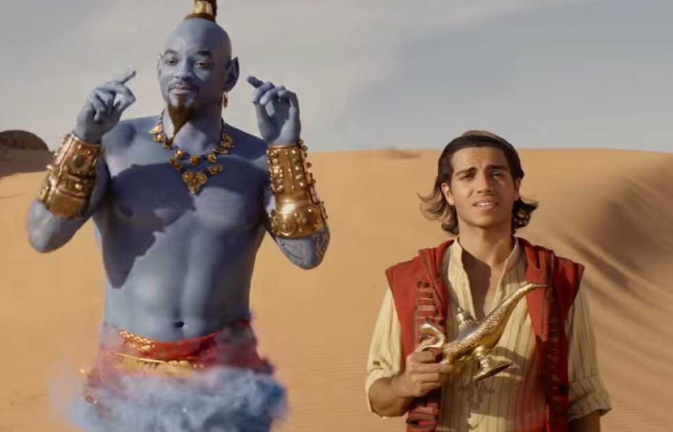 Will Smith stjæler scenen på forstyrrende vis i den officielle Aladdin trailer