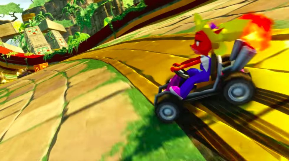 Se de nye, opgraderede baner til Crash Team Racing: Nitro Fueled