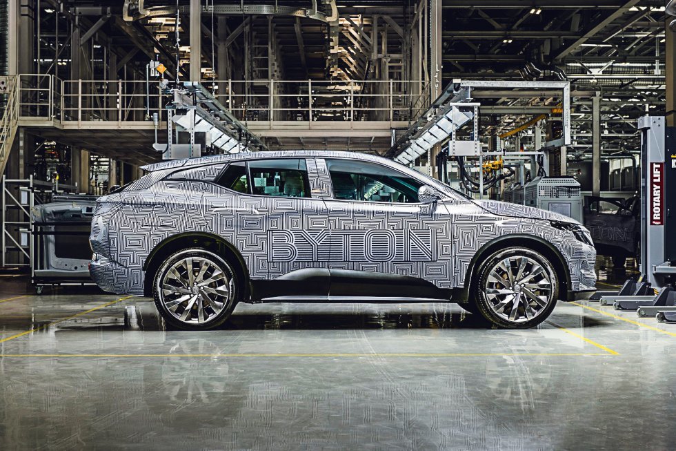 Bytons svejselinje - Den kinesiske elbilfabrikant Byton bekræfter produktionsstart ved udgangen af 2019