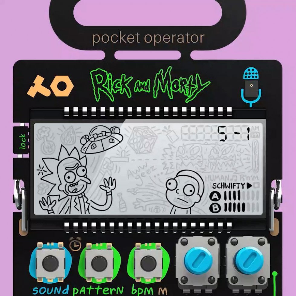Svenske Teenage Engineering har lavet en Rick & Morty Pocket Synthesizer
