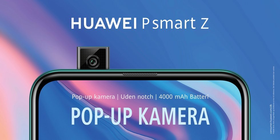 Huawei lancerer smartphone med notchless design for under 2000 kroner