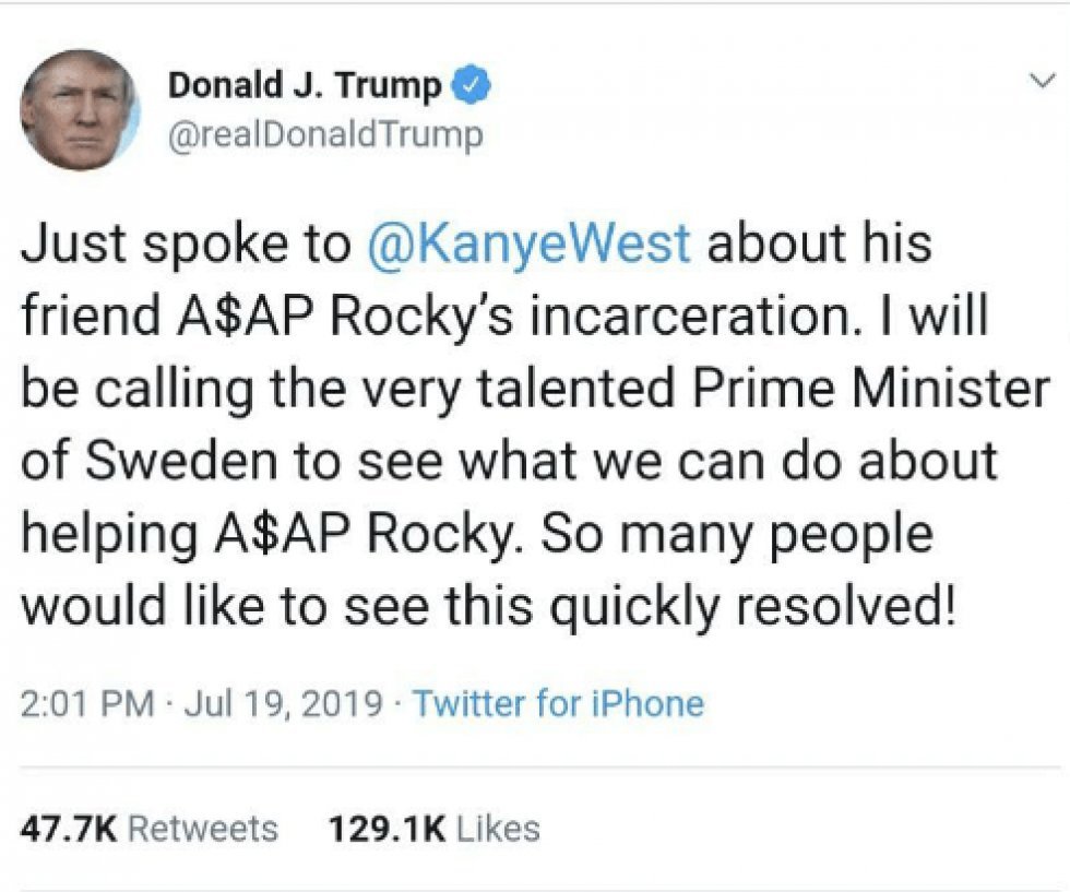 A$AP Rocky er blevet dømt for vold i Sverige