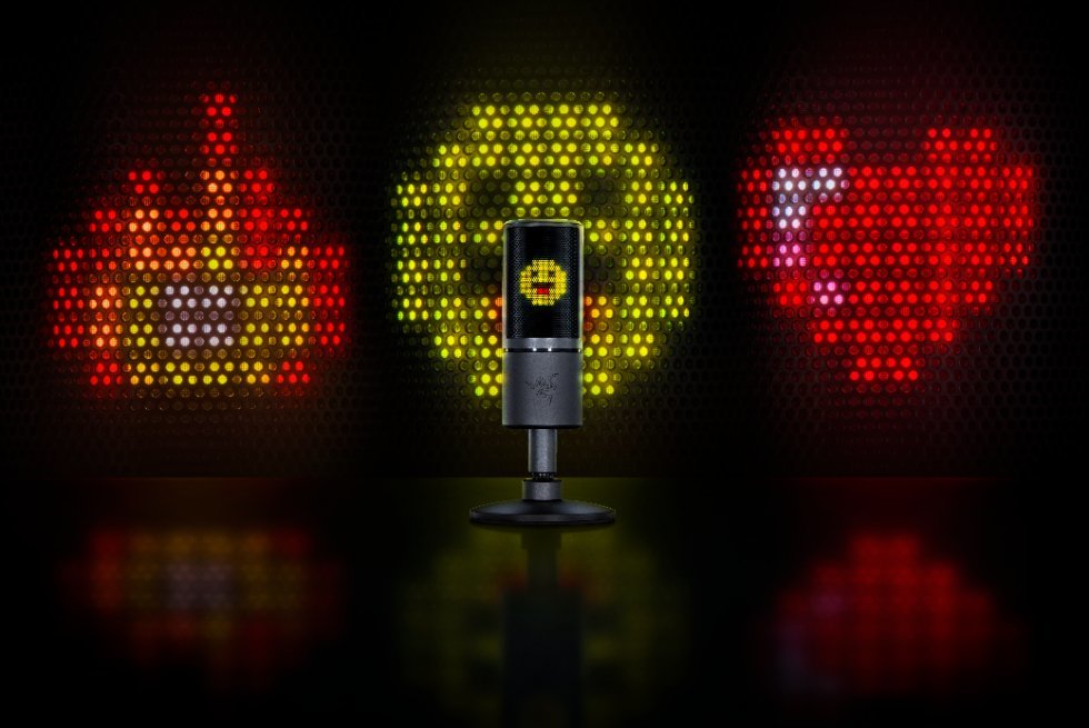 Razers nye mikrofon har indbygget emote-display