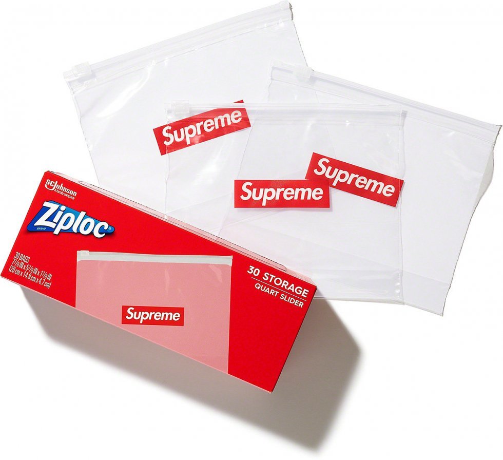Supreme Ziploc poser... Til drugs. - Arbejdsborde og Oreo-kiks - her er de mest opsigtsvækkende Supreme-nyheder i SS20