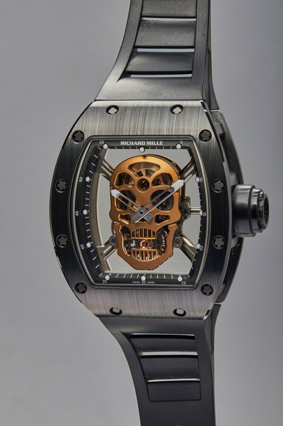Richard Mille RM052-01 Tourbillon Skull TZP Nano-Ceramic - Sylvester Stallones ursamling bortauktioneret til rekordhøj pris: Se 5 af actionstjernens ure 