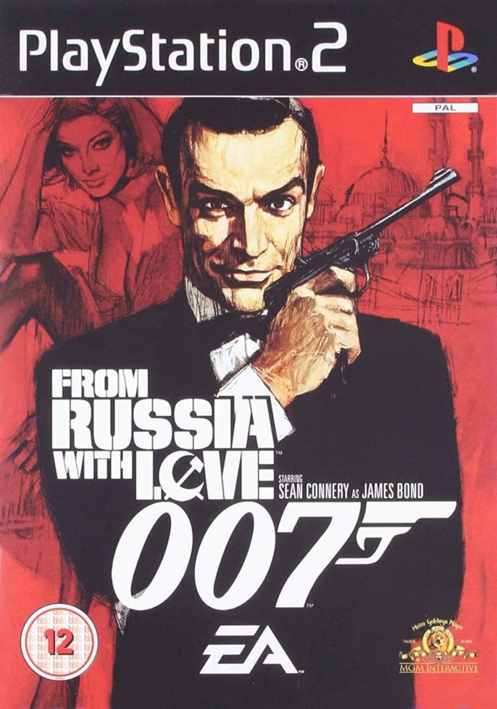 Coveret til spilversionen af From Russia With Love - Sean Connery er død - legenden lever