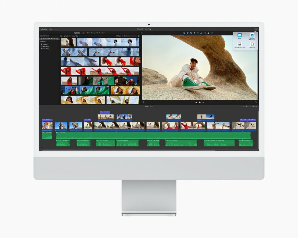 iMac M1 - Foto: Apple - Apples nye iMac M1 leverer det tyndeste design til dato