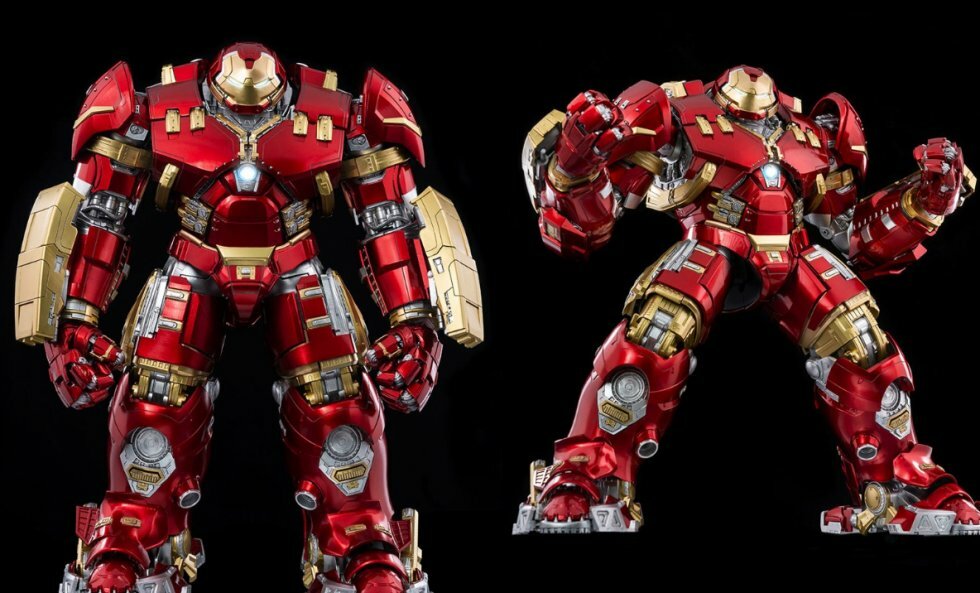 Vild DLX Iron Man Mark 44 "Hulkbuster"-actionfigur er på trapperne