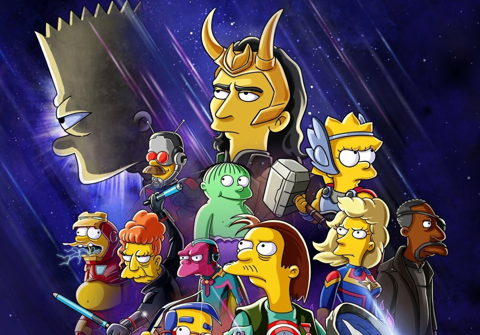 The Simpsons og Disney+ på vej med en Marvel-inspireret kortfilm