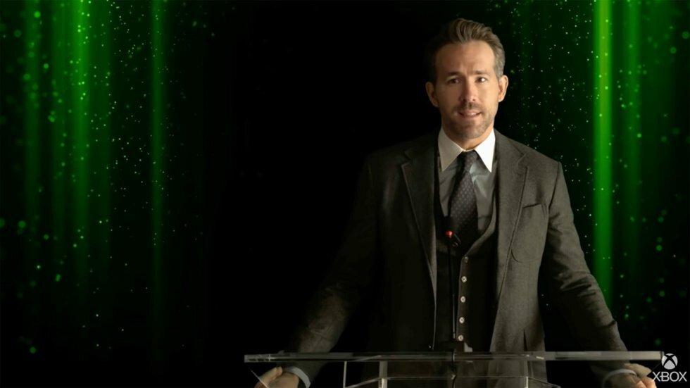 Ryan Reynolds afholder NPC Awards for Xbox