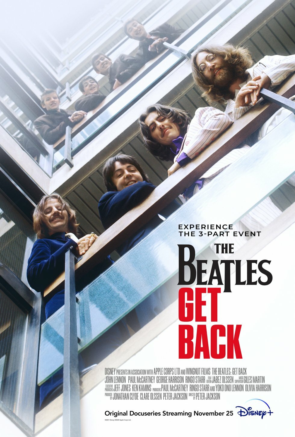Plakat - The Beatles: Get Back dykker ned i bandets notoriske opbrud