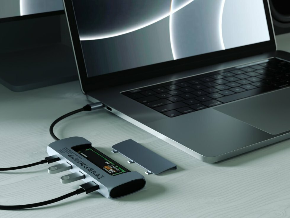 Mangler du altid ekstra USB-porte og ekstra plads? Satechi USB-C Hybrid løser det