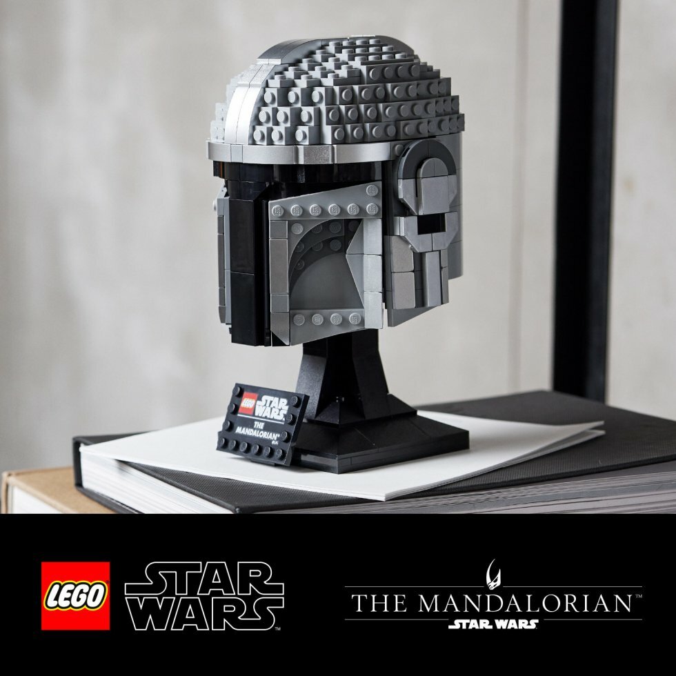 75328 LEGO® Star Wars? The Mandalorian? Helmet - LEGO tilføjer The Mandalorian, Luke Skywalker og Dark Tropper til deres Star wars hjelmsamling