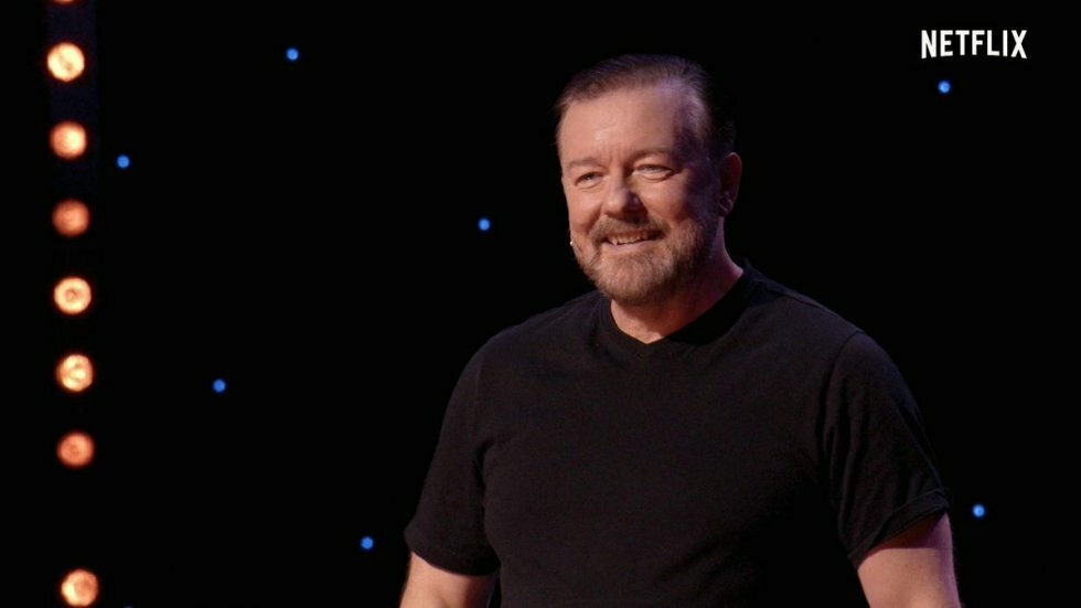 Ricky Gervais' nye standup-show lander i maj på Netflix