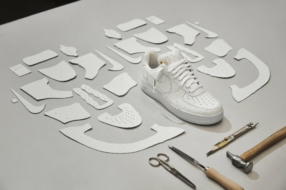 Louis Vuitton and Nike ?Air Force 1? by Virgil Abloh - Virgil Ablohs AF1'ere på udstilling: Nike Air Force 1 by Virgil Abloh