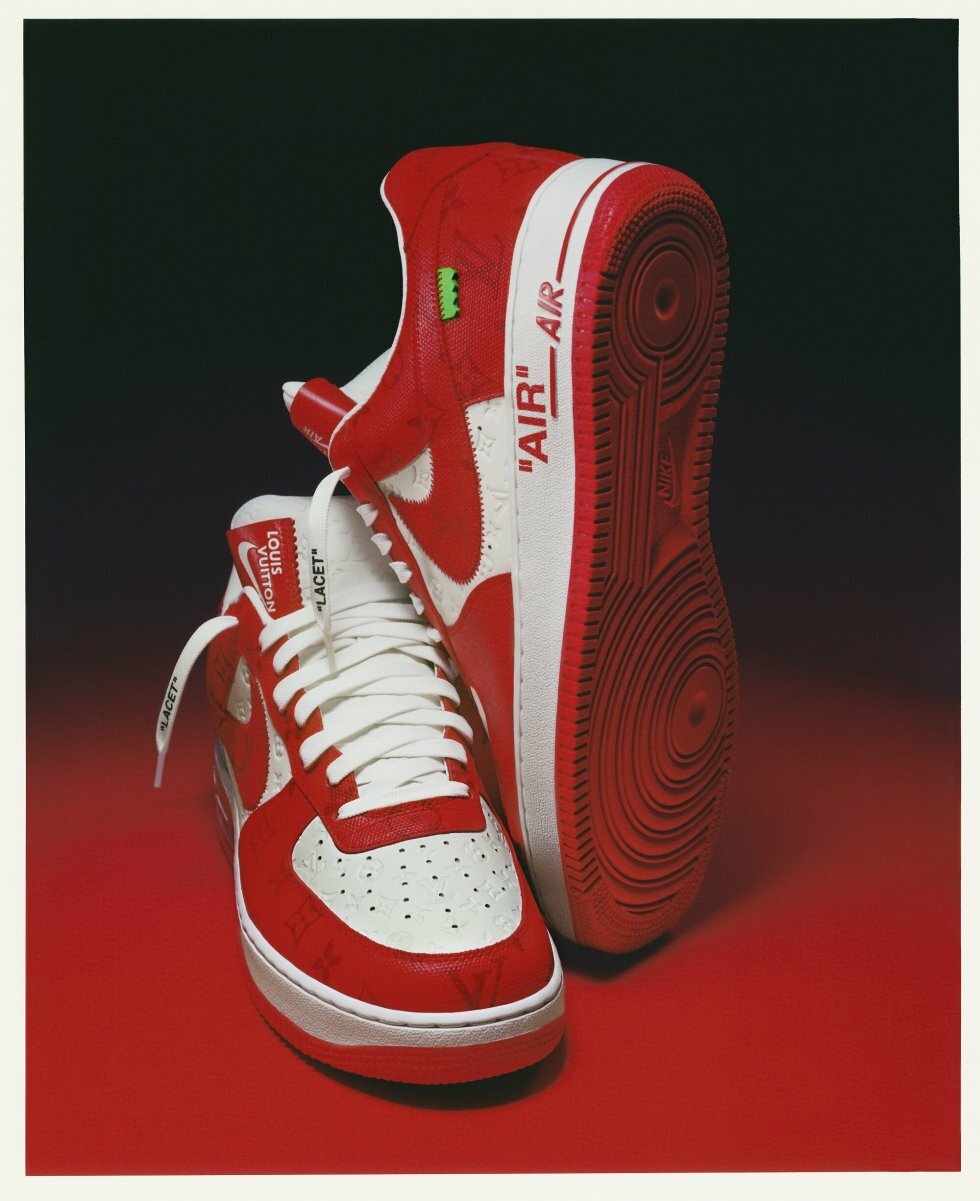 Louis Vuitton x Nike - Virgil Ablohs AF1'ere på udstilling: Nike Air Force 1 by Virgil Abloh
