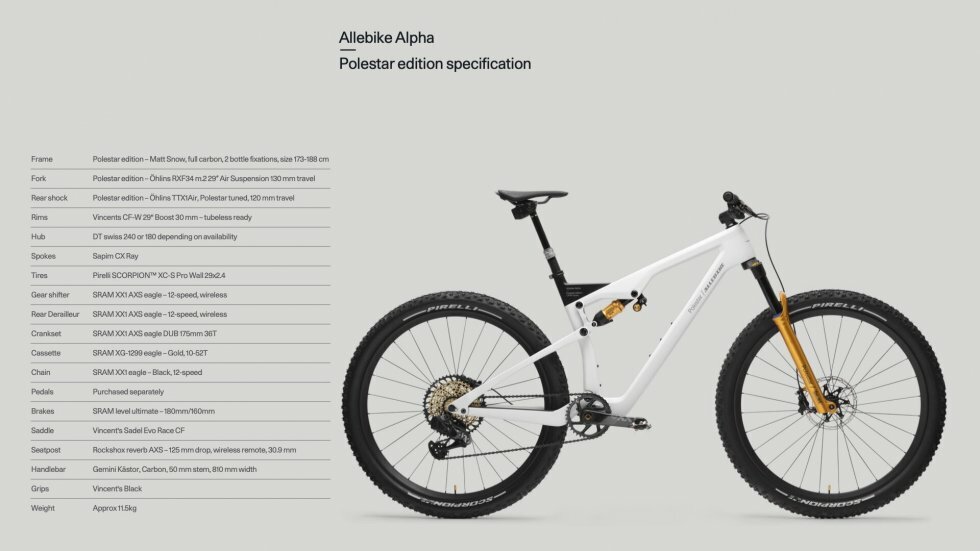 Allebike Alpha Polestar Edition - Allebike Alpha Polestar Edition MTB