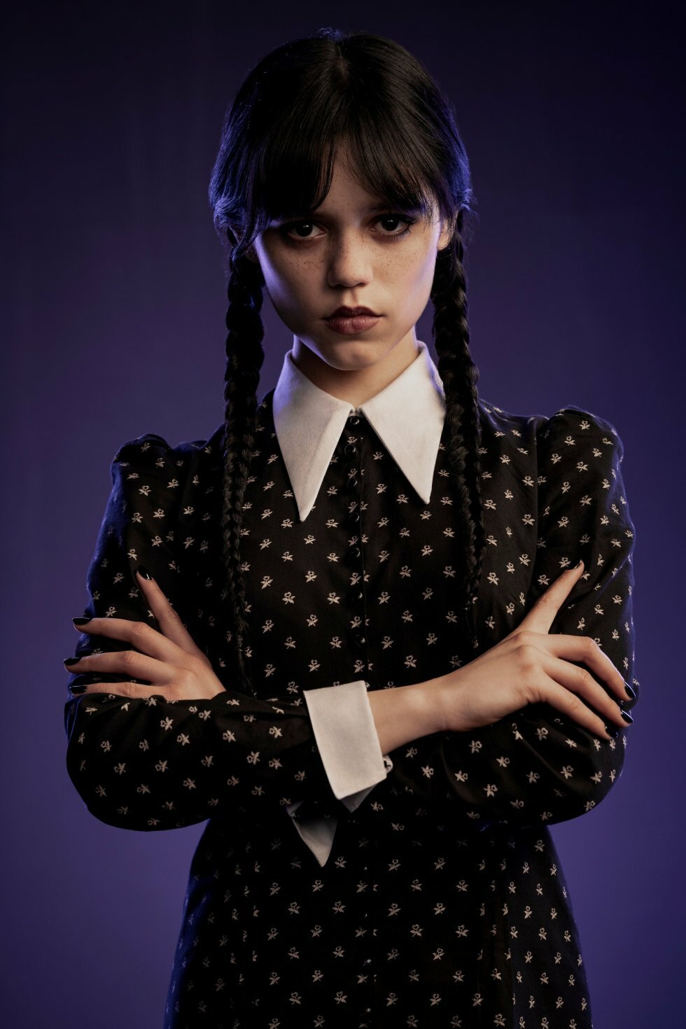 Jenna Ortega som Wednesday Addams - Foto: Matthias Clamer/Netflix - Trailer: Familien Addams er tilbage i serien Wednesday