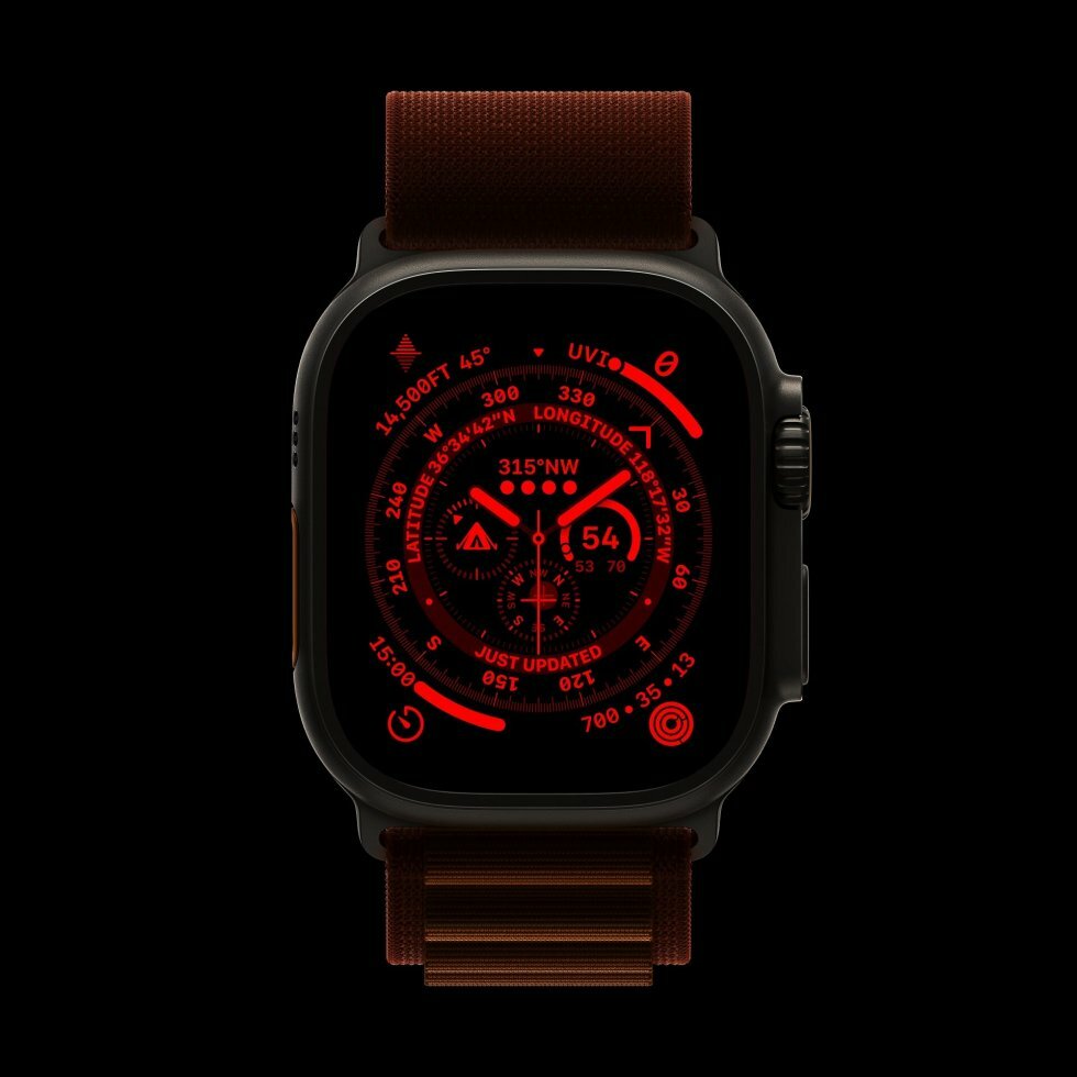 Apple Watch Ultra nat-tilstand - Apple Watch Ultra: Her er et stort fitness-ur!