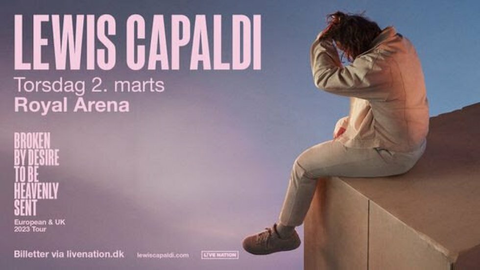 Lewis Capaldi giver koncert i Danmark til marts