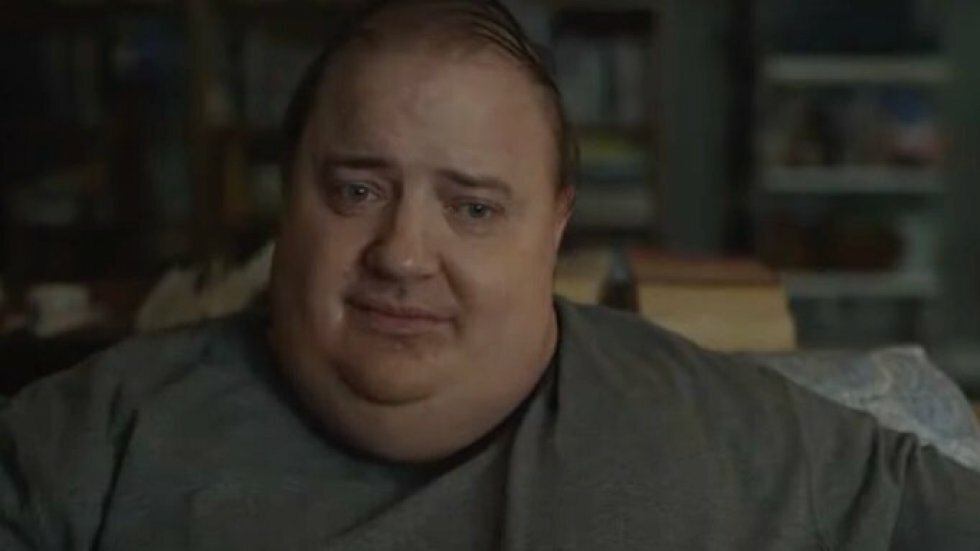 Se Brendan Fraser som den 272 kilo tunge Charlie i første trailer til The Whale