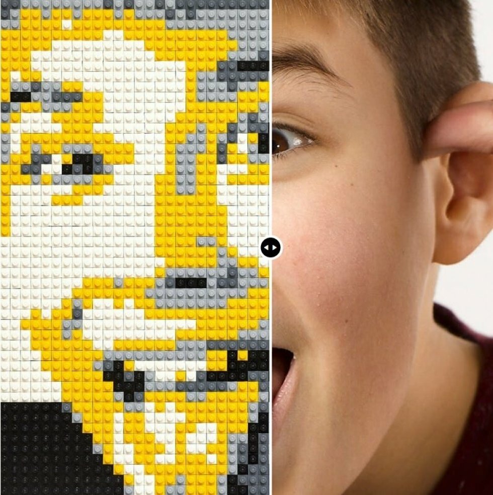 LEGO Mosaic maker - Går du med en LEGO-designer i maven, burde du måske lægge vejen forbi LEGO-butikken ved Tivoli