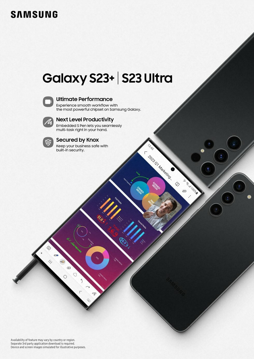 Samsung Galaxy S23 Ultra - Galaxy Unpacked: Samsung er klar med tre nye smartphones i topserien S23
