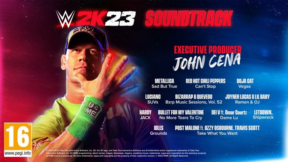Her får du John Cenas Wrestling-playliste anno 2023